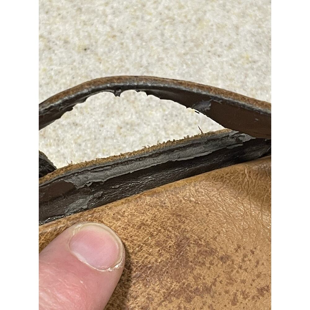 Earth Brown Leather Sandals Women’s Size 8B Adjustable Ankle Strap Breathable - Picture 14 of 15